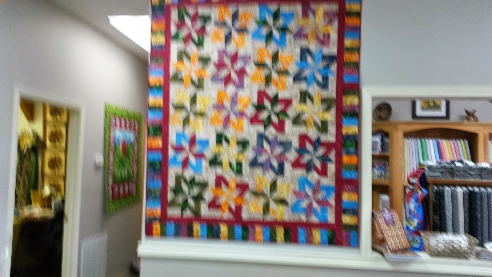 Jaytee's Patchwork Place Row By Row experience...Red Barn Custom